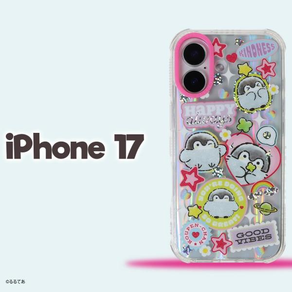 iPhone 17 ケース コウペンちゃん SKINNYDIP 耐衝撃 グリッター 正規品