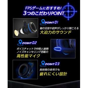 ゲーミングヘッドセット PS5 Switch2...の詳細画像4