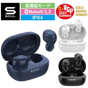 SOUL ソウル S-MICRO10 ブラック ブルー ホワイト ワイヤレス イヤホン 完全ワイヤレスイヤホン 密閉型 カナル型 防水 IPX4 大迫力 重低音 小型 軽量
