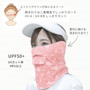 フェイスカバー C型 UVカットマスク ランニ...の詳細画像4