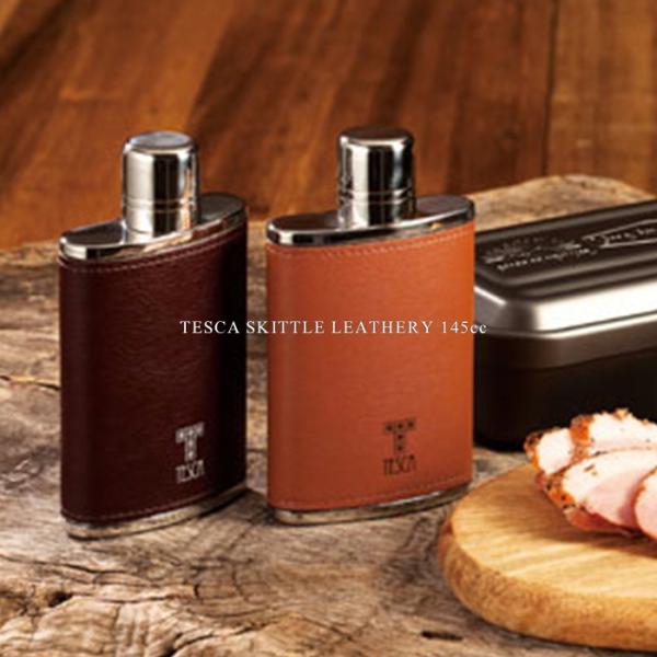 ユキワ テスカ スキットル レザリー145cc YUKIWA スキットル フラスクボトル ヒップフラ...