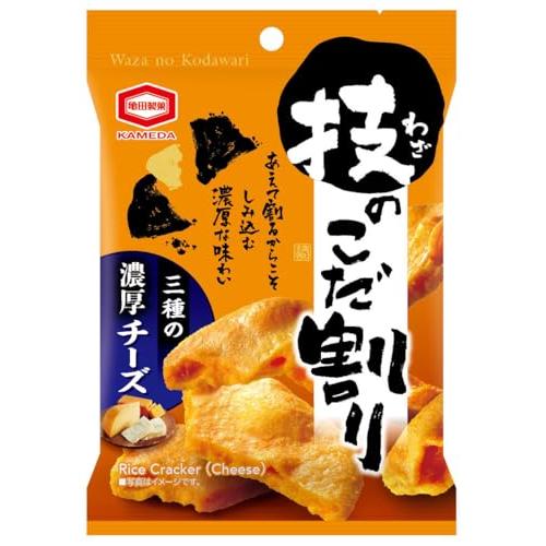 亀田製菓 技のこだ割り濃厚チーズ 30g×12袋
