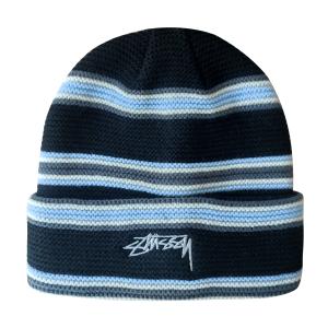 STUSSYニット帽 TRIPLE STRIPE CUFF BEANIE 1321017 stussy beanie ビーニー 帽子 ニットキャップ メンズ男性用USAモデル