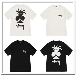 (ステューシー) STUSSY CLUB CROWN PIG. DYED TEE 1904854 メンズ 半袖 Tシャツ ストック ロゴ stussy トップス コットンメンズ [並行輸入品]｜ホワイトウィンドショップ