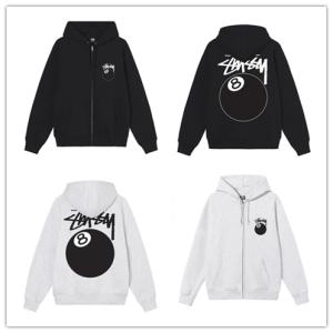 STUSSY ステューシー 8 BALL ZIP HOOD 1974735[full zip hooded sweat] パーカー フード フーディ トップス Zip up Hoody Parker ジップパーカー [並行輸入品]