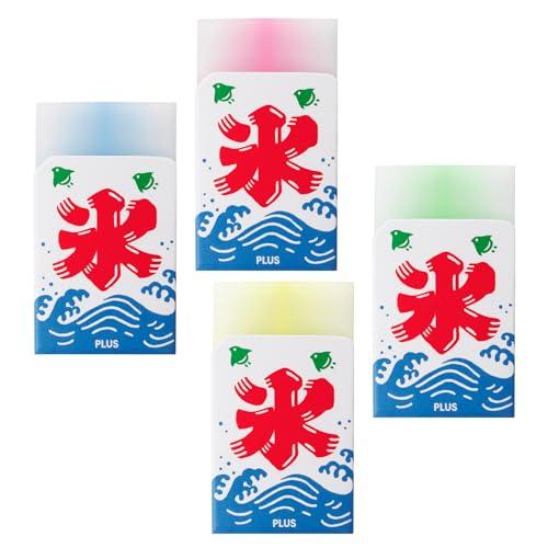 プラス 消しゴム エアイン 富士山消しゴム () 夏祭り かき氷 4色アソート ブルーハワイ/イチゴ...