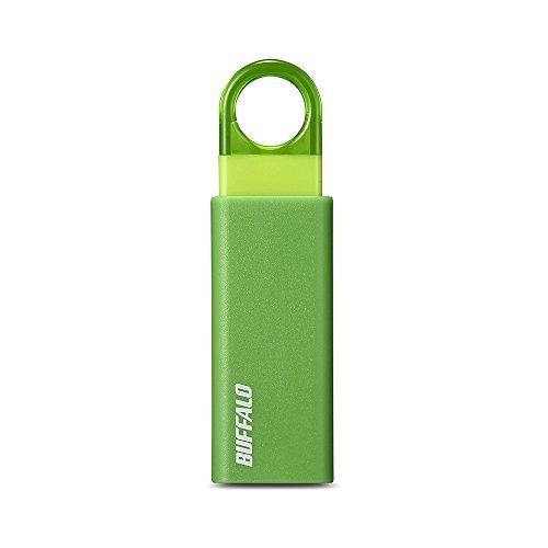 BUFFALO ノックスライド USB3.1(Gen1) USBメモリー 16GB グリーン RUF...