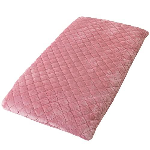 ナイスデイ mofua (モフア) 敷きパッド ベビー布団カバー兼用 ローズピンク 70×120×1...