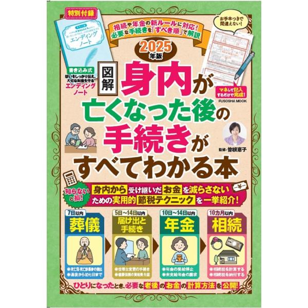 2025年版［図解］身内が亡くなった後の手続きがすべてわかる本 (扶桑社ムック)