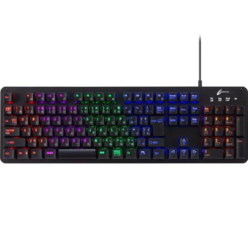 CYBER ・ ゲーミングキーボード 【 メカニカルタイプ 】(PS5 / SWITCH 用) ブラ...