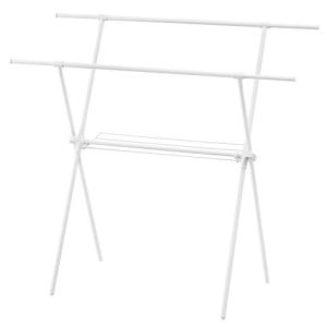 アイリスオーヤマ 伸縮自在で洗濯物の量で調節可能なコンパクト洗濯物干し