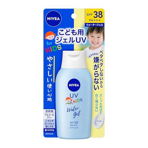 ニベアＵＶ ウォータージェルこども用 120g SPF38 日焼け止め 塗りやすい デリケートな肌を...