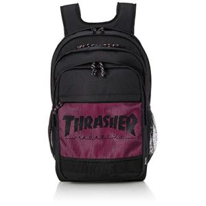 [スラッシャー] リュック 33L (PUコーティング)[ THR-178 / Backpack ] A4収納 BKPK_ブラック・ピンク｜white-wings2