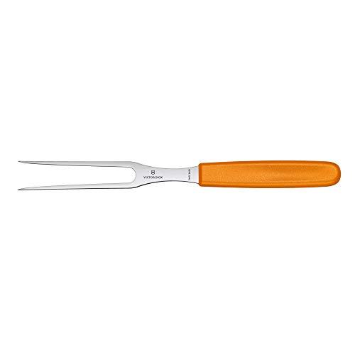 VICTORINOX(ビクトリノックス) カービングフォーク 15cm オレンジ スイスクラシック ...