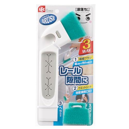 レック 激落ちくん すき間 ・ レール ブラシ (スペア付) ウェットシートも使えるヘラ付