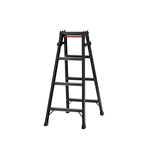 長谷川工業(Hasegawa) BLACK LABEL はしご兼用脚立(ワンタッチバー付) RHB-...