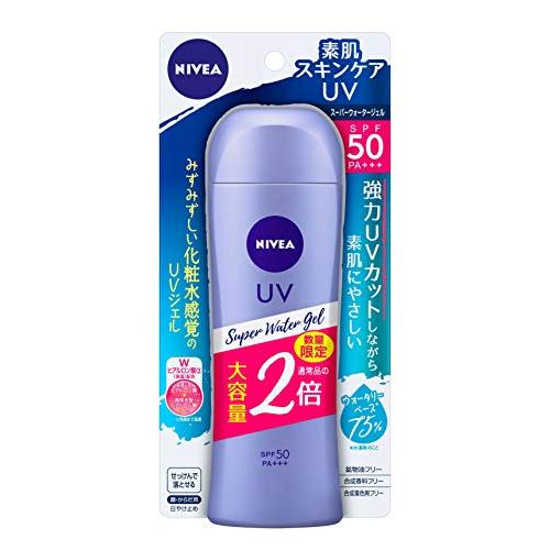 ニベアUV 【大容量】 スーパー ウォーター ジェル 160g (通常品の2倍) 日焼け止め SPF...