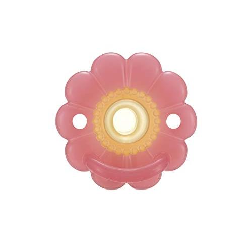 リッチェル 吸せつラボ オールシリコーンおしゃぶり フラワー 新生児用 凸付 0か月~