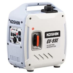工進(KOSHIN) インバーター 発電機 正弦波 GV-9SE 定格出力 0.9kVA AC-100V 50Hz/60Hz 切替 シガーソケッ