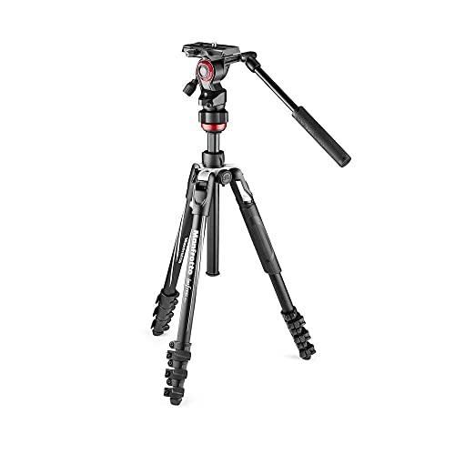 Manfrotto befree live アルミニウムL三脚ビデオ雲台キット ミラーレス一眼 運動...