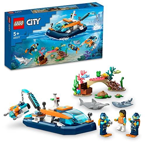 レゴ(LEGO) シティ 探査ダイビングボート クリスマスギフト クリスマス 60377 おもちゃ ...