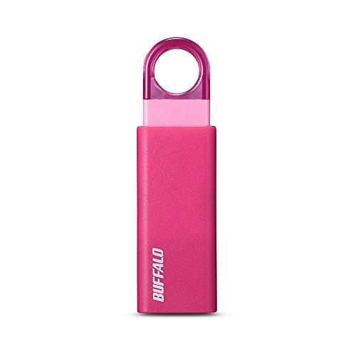 BUFFALO ノックスライド USB3.1(Gen1) USBメモリー 16GB ピンク RUF3...