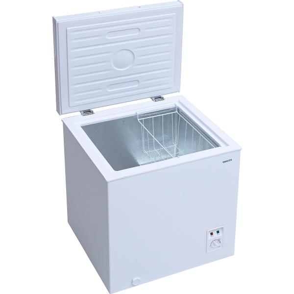[山善] 冷凍庫 66L 上開き YF-C70(W) ホワイト 一人暮らし 静音設計 省エネ 温度調...