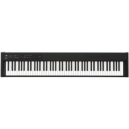 KORG コルグ D1 電子ピアノ 88鍵盤 ダンパーペダル、譜面立て付属 同音連打可能 ブラック