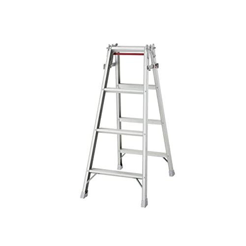 長谷川工業(Hasegawa) はしご兼用脚立(ワンタッチバー付) 4段 RD-12b (1.10m...
