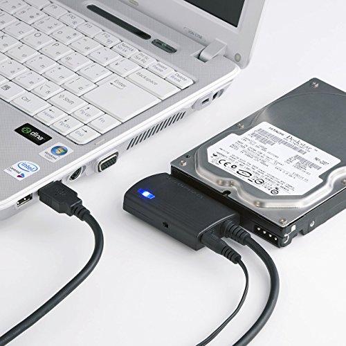 サンワサプライ SATA-USB3.0変換ケーブル HDD/SSD/光学式ドライブ ケーブル長0.8...