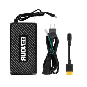 EENOUR ACアダプター 470W ポータブル電源 AC電源側コード付属 充電器 変換アダプター（外径7.9mm 内径0.9mm）ポータブル電源S2000PSE認証済み