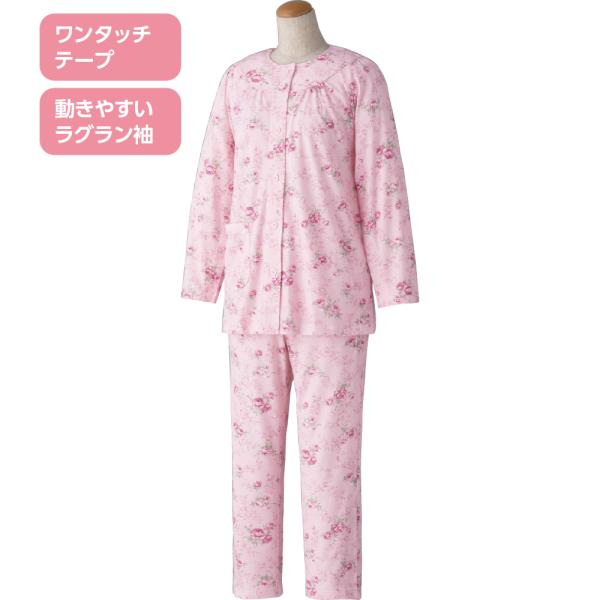 婦人ワンタッチテープ＋腰開きパジャマ 38644 4点にワンタッチテープを使った着せ替え上手なパジャ...