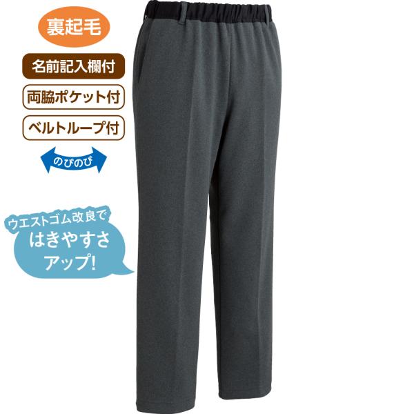 紳士裏起毛おしりスルッとパンツ 821409 裏起毛素材で、秋冬の装いも快適に。 日本製 ケアファッ...