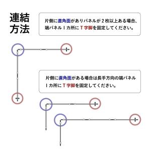 コマイ 連結スクリーン用ストッパー付きキャスタ...の詳細画像5