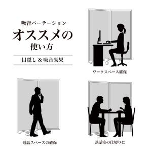 高級 デラックス Comai 2連 吸音パーテ...の詳細画像5