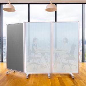 高級 デラックス パーテーション コロナ対策 ポリカ クロス 3連 パーテション パーティション (幅2700mm×高さ1800mm) (幅270cm × 高さ180cm) 耐震