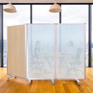 高級 デラックス パーテーション コロナ対策 ポリカ 木目 3連 パーテション パーティション (幅2700mm×高さ1800mm) (幅270cm × 高さ180cm) 耐震