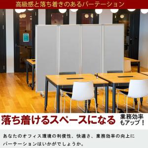 高級 デラックス パーテーション 4連 キャスタ...の商品画像