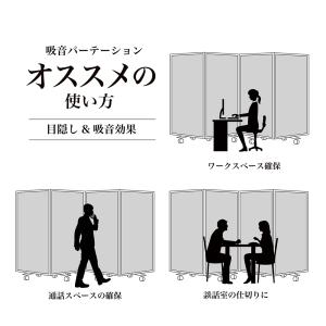 高級 デラックス Comai 4連 吸音パーテ...の詳細画像5