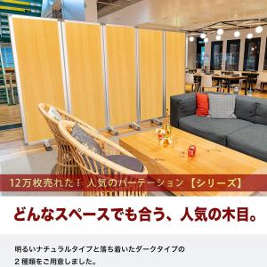 高級 デラックス パーテーション 5連 キャス...の詳細画像3