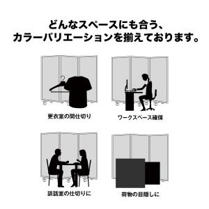 高級 デラックス パーテーション 5連 キャス...の詳細画像4