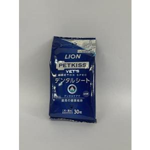 ライオン (LION) ライオン ベッツドクタースペック デンタルシート 犬猫用 30枚｜whitedill
