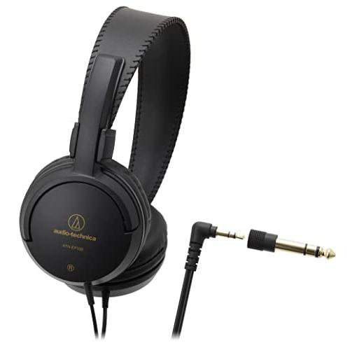 audio-technica 楽器用モニターヘッドホン ATH-EP100 変換プラグ付属 / L型...