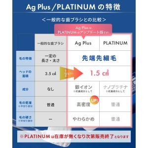 歯ブラシ ホワイトエッセンス プラチナ/Ag ...の詳細画像3