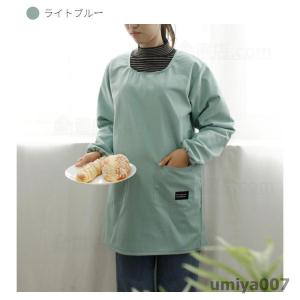 爆買 5枚セット シンプル風 割烹着 かっぽう...の詳細画像1
