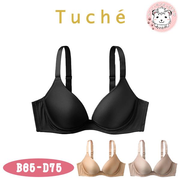 グンゼ トゥシェ ブラジャー 3/4カップ 神業盛スムース 特盛パッド B65-D75 | ワイヤー...