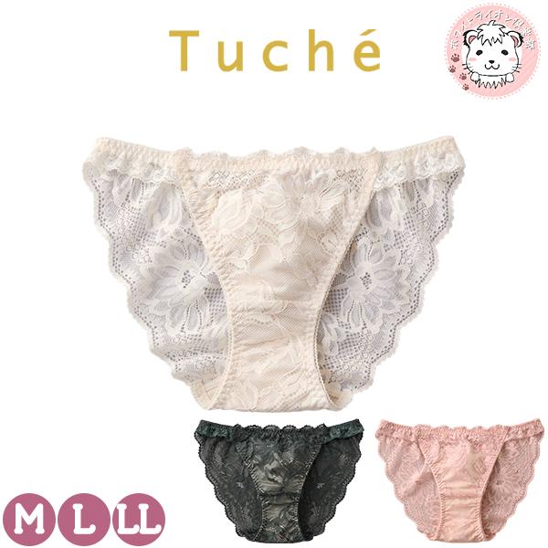 グンゼ トゥシェ ショーツ ストレッチレース 総レース 股上浅め M/L/LL | 脚長効果 レディ...