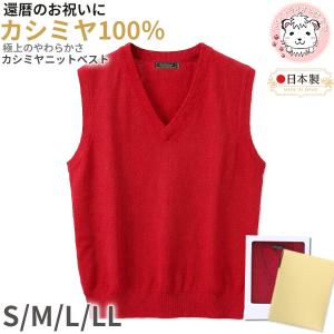 百寿 祝い カシミヤ 100% Vネック セーター メンズ (100歳) 御祝 桃色