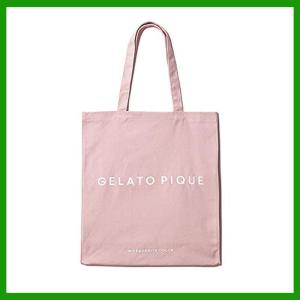 [最終値下]gelato pique上下セット 新品未使用　Mサイズ　ピンク gelato pique トートバッグ 「ONLINE限定」キルティングトート