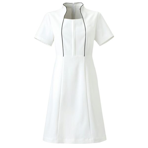 Calala CL-0181 ワンピース 白衣 半袖ナースウェア  エステ クリニック向け